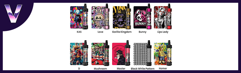 différentes édition hookah Air Mini